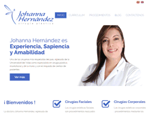 Tablet Screenshot of drajohannahernandez.com